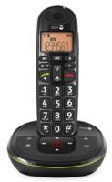 PhoneEasy 105wr - Single DECT Senioren telefoon - Antwoordapparaat - Zwart