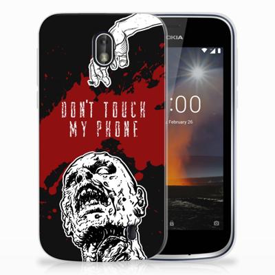 Nokia 1 Silicone-hoesje Zombie Blood Nokia 1 Silicone-hoesje Zombie Blood