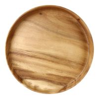 Ronde Houten Sierschaal (28 x 3 cm)