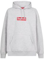 Supreme Inside Out box logo "Heather Grey" hoodie - Gris