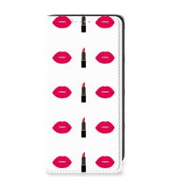 Samsung Galaxy A41 Hoesje met Magneet Lipstick Kiss - thumbnail