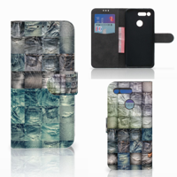 Wallet Case met Pasjes Honor View 20 Spijkerbroeken