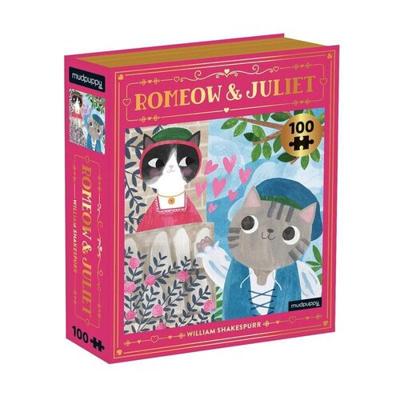 Romeow & Juliet Bookish Cats Puzzle (100 Piece) - Puzzel;Puzzel (9780735364981)