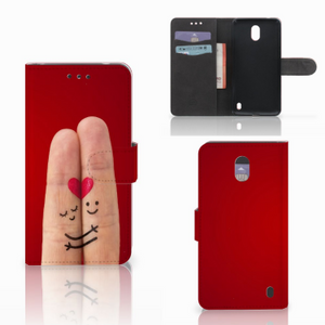 Nokia 2 Wallet Case met Pasjes Liefde - Origineel Romantisch Cadeau