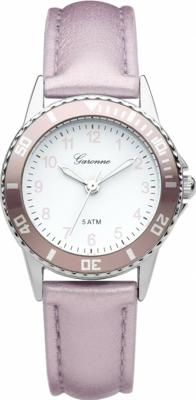 Garonne Q468 kids horloge (Kleur band: lichtroze)