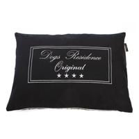 Lex & Max Hondenkussen Residence Zwart - 100 X 70cm