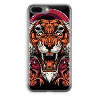 Tiger and Rattlesnakes: iPhone 8 Plus Transparant Hoesje - thumbnail