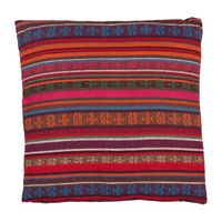 Sierkussen Mexican - rood/paars - 45x45 cm