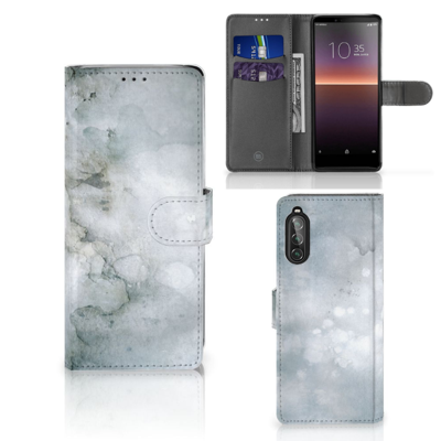 Hoesje Sony Xperia 10 II Painting Grey Hoesje Sony Xperia 10 II Painting Grey