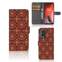 OnePlus Nord 2 5G Telefoon Hoesje Batik Brown