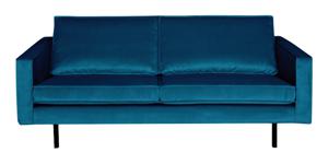 BePureHome Bank 2,5-zits Rodeo Velvet - Blauw