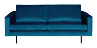 BePureHome Bank 2,5-zits Rodeo Velvet - Blauw - thumbnail