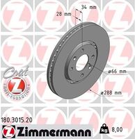 Remschijf Coat Z 180301520