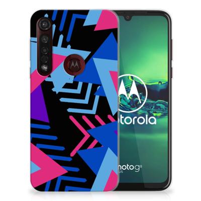Motorola Moto G8 Plus TPU Hoesje Funky Triangle