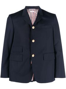 Thom Browne blazer à manches crop - Bleu