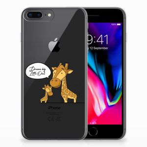 Apple iPhone 7 Plus | 8 Plus Telefoonhoesje met Naam Giraffe