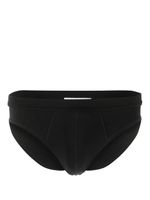 DSQUARED2 slip en coton stretch à logo imprimé - Noir