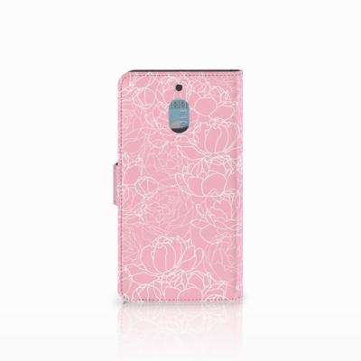 Nokia 2.1 (2018) Hoesje White Flowers
