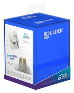 Ultimate Guard Boulder™ Deck Case 100+ Standard Size Sapphire