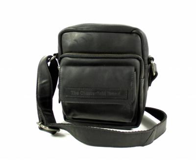 Dames schoudertas ANNA Wax Pull Up Zwart