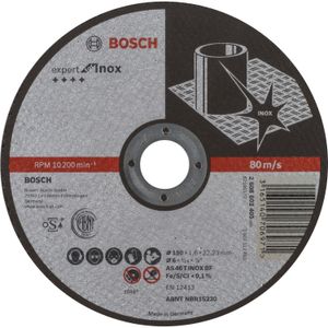 Bosch Doorslijpschijf Recht Expert forInox 150mm doorslijpschijf 1,6mm