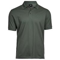 Tee Jays Luxe poloshirt met korte mouwen voor heren, Diep Groen, M