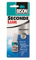 Bison Secondelijm Met Kwast Crd 5G*12 Nl - 1490276 - 1490276