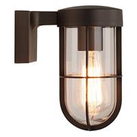 Astro Cabin Wall, Outdoor Wandlamp in Brons - Ontworpen in Groot-Brittannië - Dimbaar IP44 E27/ES - Compatibel met slimme lamp - 1368025