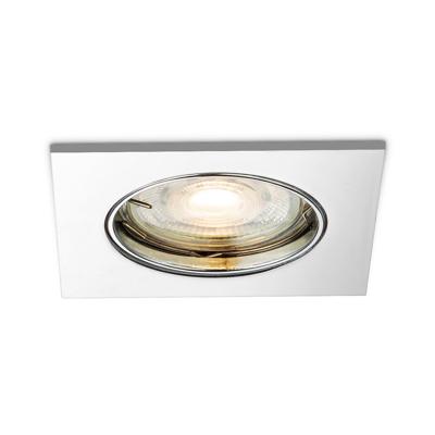 Home sweet home inbouwspot Astro vierkant ↔ 8 cm - chroom