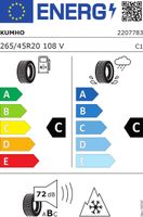 Kumho Ws71 xl 265/45 R20 108V KUM2654520V71XL