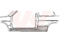 Plaat instaprand VAN WEZEL, Inbouwplaats: rechts: , u.a. fÃ¼r VW - thumbnail