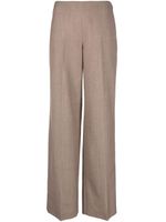 Stella McCartney pantalon ample à plis - Marron - thumbnail