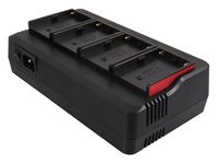 Professionele oplader voor 4 accu's Sony BP-U30, BP-U60, BP-U90