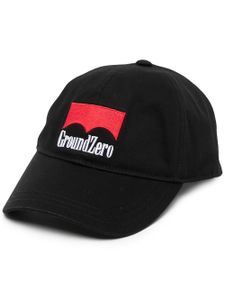 Ground Zero casquette à logo brodé - Noir