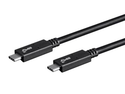 Monoprice 24285 USB-kabel 1 m USB C-stekker zwart – USB-kabel (1 m, USB C, USB C, 3.1 (Gen 2), 10000 Mbit/s, zwart)