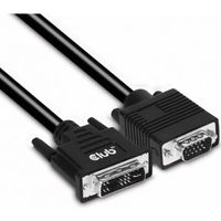 CLUB3D DVI-A TO VGA CABLE M/M 3m/ 9.8ft 28 zwart