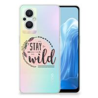 OPPO Reno8 Lite Telefoonhoesje met Naam Boho Stay Wild - thumbnail