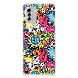 Nokia G60 Silicone Back Cover Punk Rock