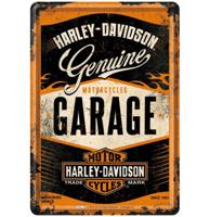 Harley-Davidson Genuine Garage Metalen Postkaart