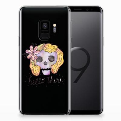 Silicone Back Case Samsung Galaxy S9 Boho Skull Silicone Back Case Samsung Galaxy S9 Boho Skull