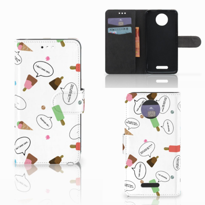 Motorola Moto C Plus Book Cover IJsjes Motorola Moto C Plus Book Cover IJsjes