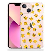 TPU bumper voor iPhone 13 mini Katten Emojis