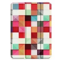 Shop4 - iPad Pro 11 (2020) Hoes - Smart Book Case Gekleurde Vierkanten