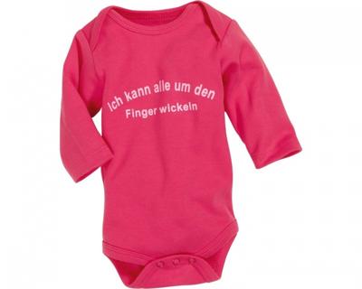 Schnizler romper lage mouw junior katoen roze/wit mt 86/92