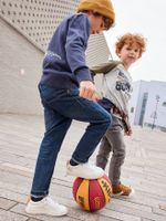 Onverwoestbare rechte jeans jongens onbewerkt denim