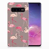 Samsung Galaxy S10 TPU Hoesje Flamingo