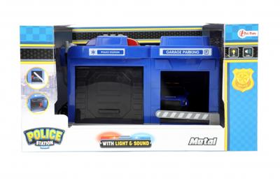 Toi Toys parkeergarage politiestation met auto 3 delig