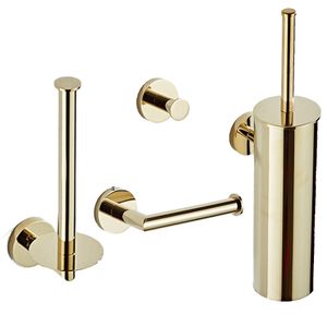 Saniclear Dorado toilet accessoire set 4-delig goud