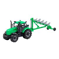 Cavallino Toys Cavallino Tractor met Ploeg Groen, Schaal 1:32 - thumbnail