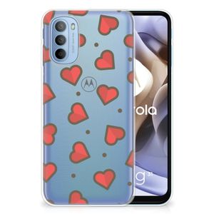 Motorola Moto G31 | G41 TPU bumper Hearts